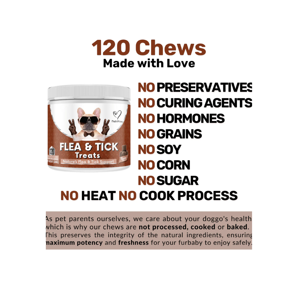 Nutripaw Flea and Tick Treats - Valuepet.ie