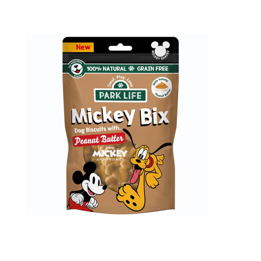 Park Life Mickey Bix Peanut Butter 100g - Valuepet.ie