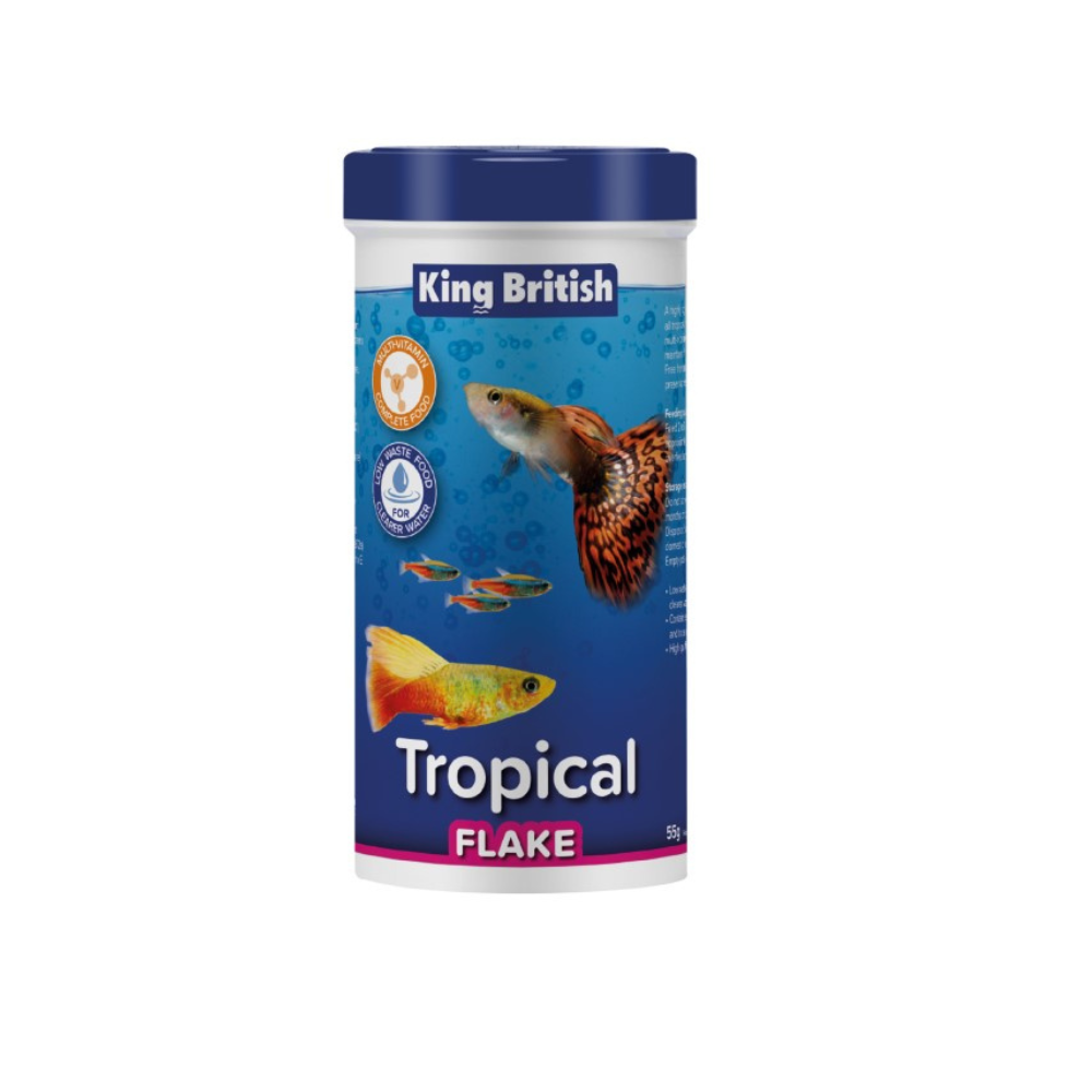 King British Tropical Fish Food 55g - Valuepet.ie