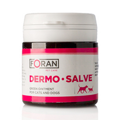 Foran Dermo Salve Antiseptic Green Ointment for Cats and Dogs 30g