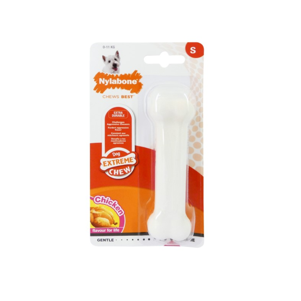 Nylabone Dura Chew Chicken Flavored Dog Bone Large - Valuepet.ie