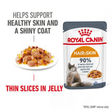 Royal Canin Hair & Skin Wet Cat Food in Jelly 85g Pouch (Formerly Intense Beauty)