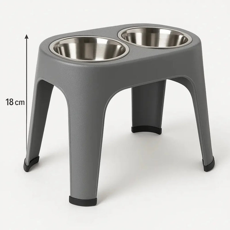 Savic Ergo Feeder Medium 18cm Grey
