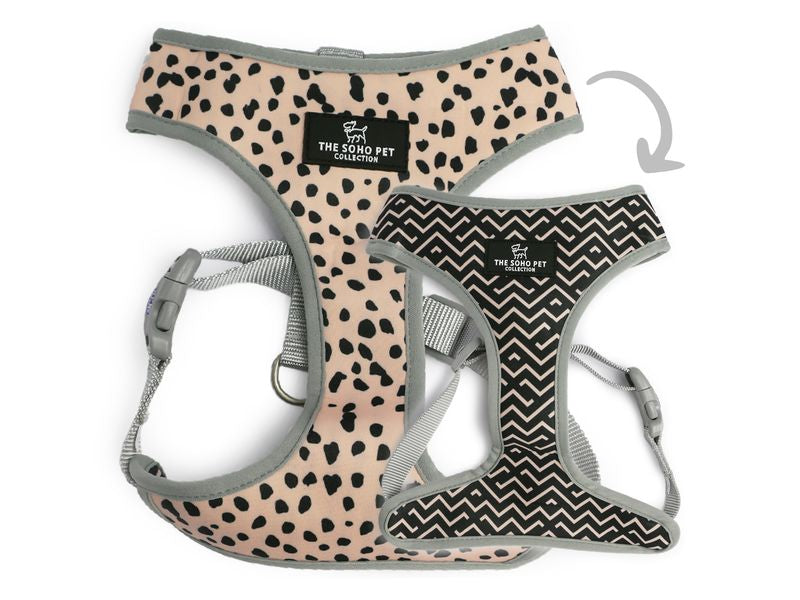 Soho Reversible Harness Dalmation/ZigZag - Valuepet.ie