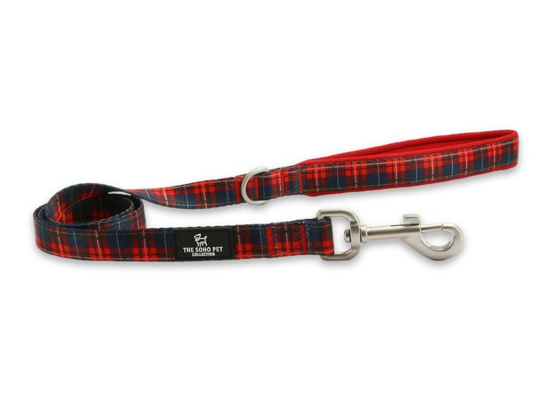 Soho Tartan Nylon Lead 100cm x 19mm - Valuepet.ie