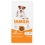 IAMS Advanced Nutrition Adult Small & Medium Breed Dry Dog Food with Fresh Chicken 12kg