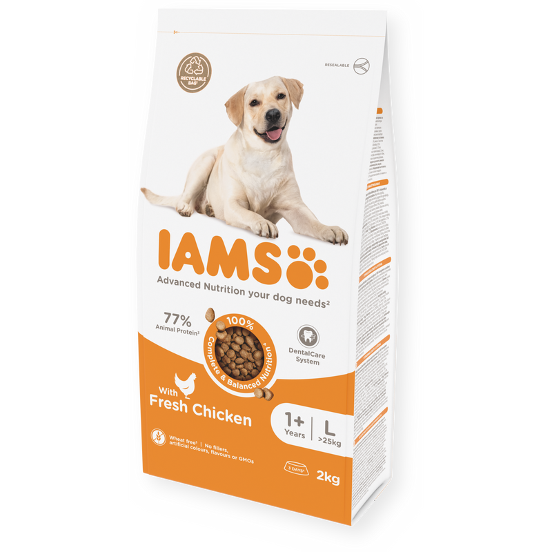 IAMS Adult Large Breed Dog Food with Chicken 2kg