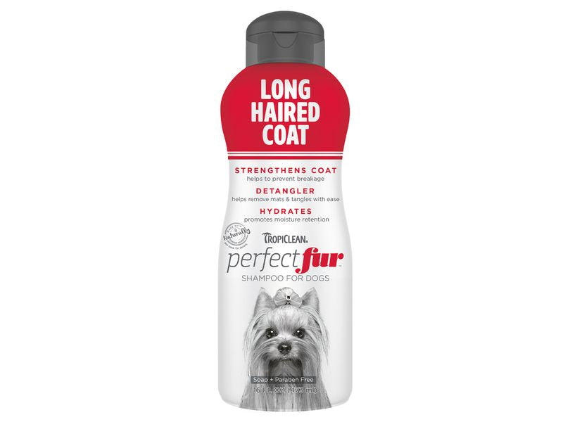 Tropiclean Perfect Fur Longhaired Coat Shampoo - Valuepet.ie