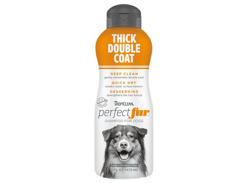 Tropiclean Perfect Thick/Double Coat Shampoo - Valuepet.ie