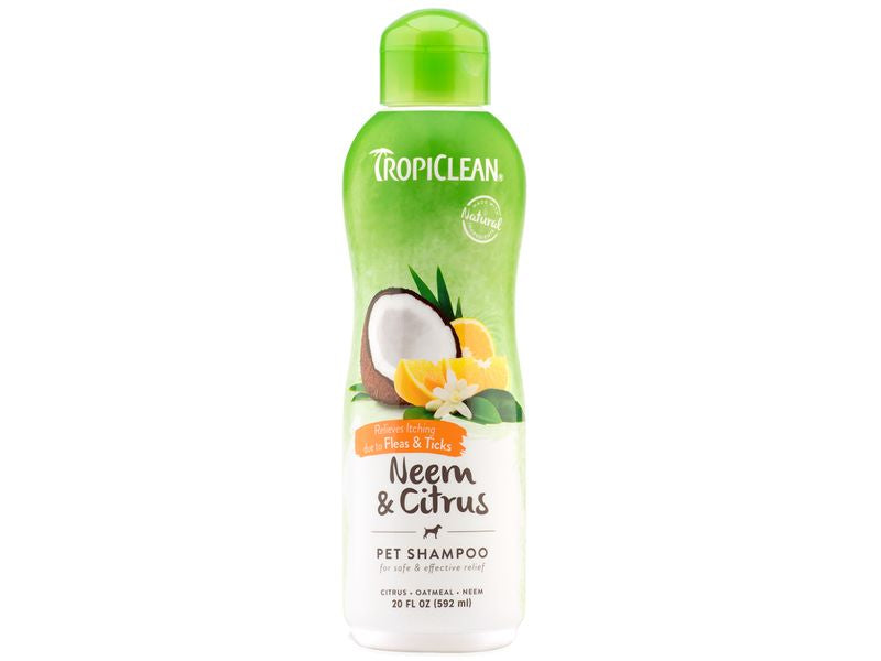 Tropiclean Neem Flea and Tick Shampoo - Valuepet.ie