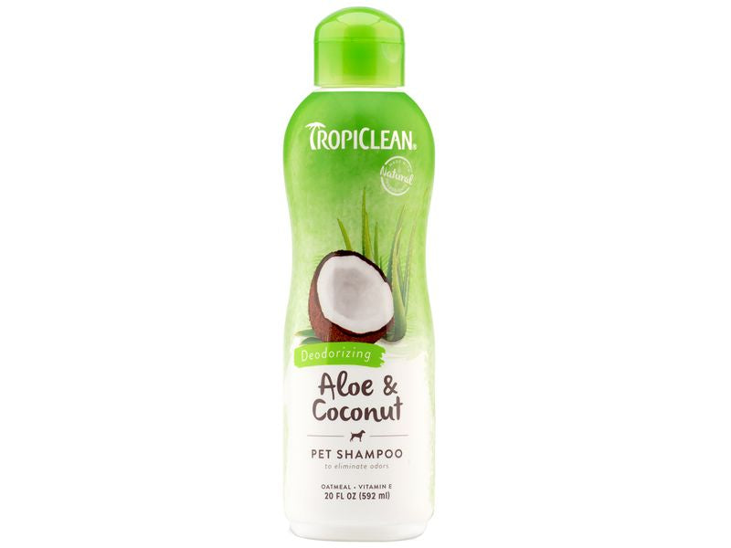 Tropiclean Aloe and Coconut Deodorizing Shampoo - Valuepet.ie