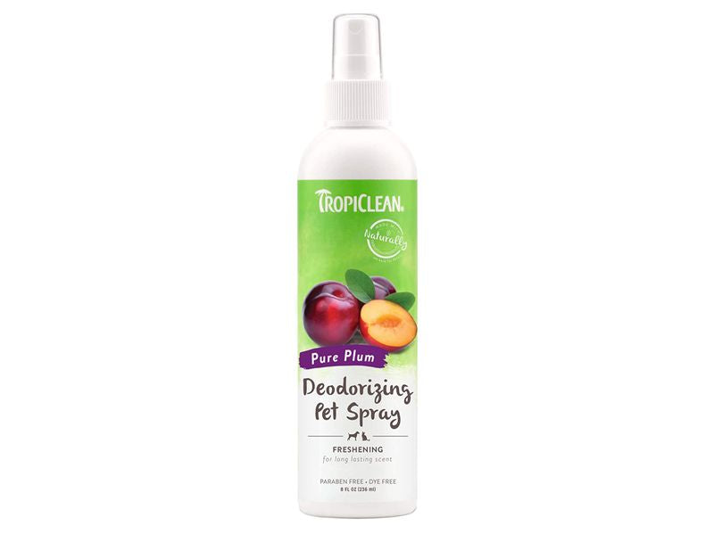 Tropiclean Pure Plum Deodorizing Pet Spray - Valuepet.ie