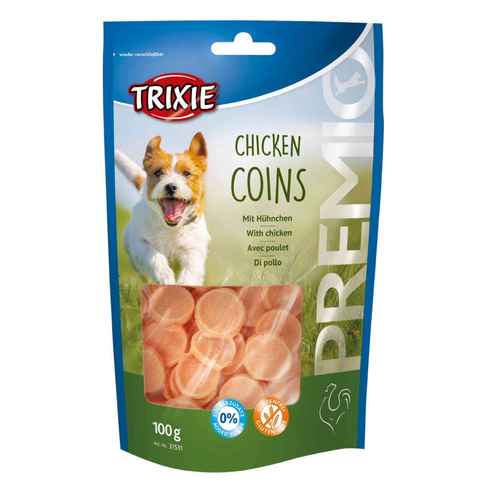 Premio Chicken Coins Dog Treats 100g - Valuepet.ie