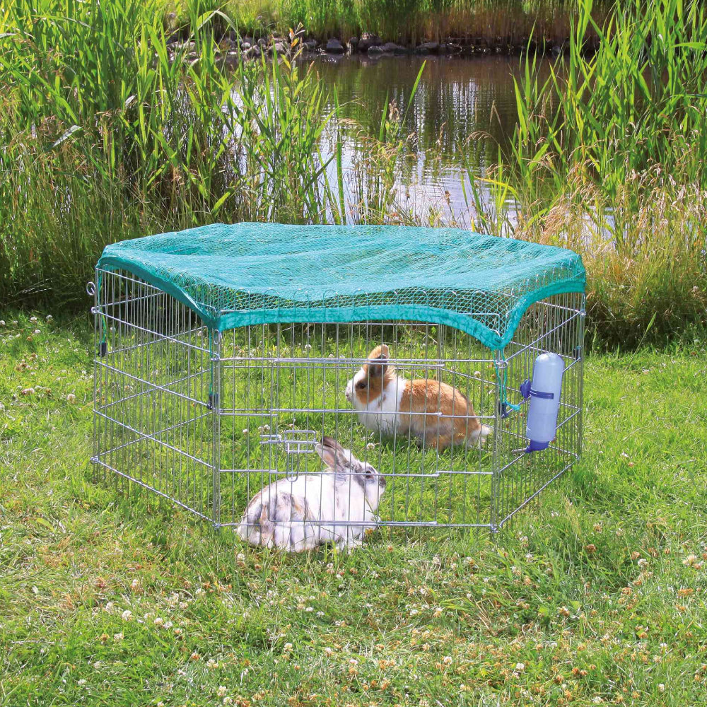 Rabbit Enclosure With Net - Valuepet.ie