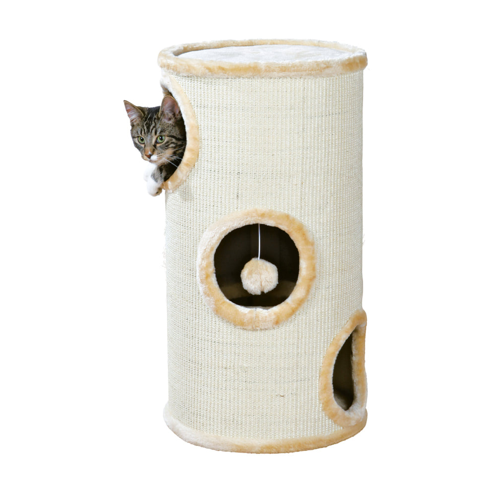 Samuel Cat Tower 70 cm Natural/Beige - Valuepet.ie