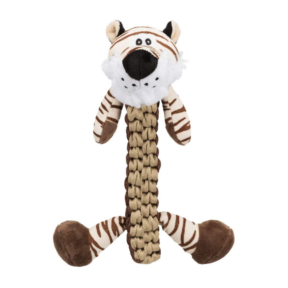 Tiger Plush Dog Toy 32cm - Valuepet.ie