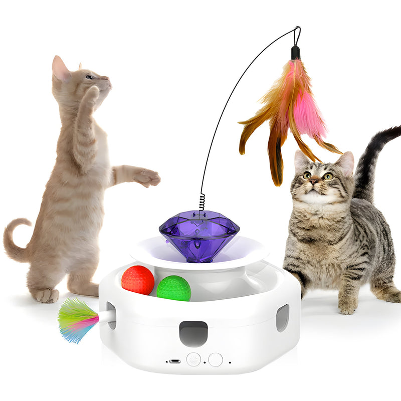 PawGuard TY-827 butterfly interactive cat toy