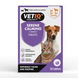 VetIQ Serene Calming Tablets for Cats and Dogs 30 Pack (formerly Serene-UM)