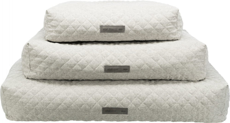 Trixie Noah vital dog cushion square light grey
