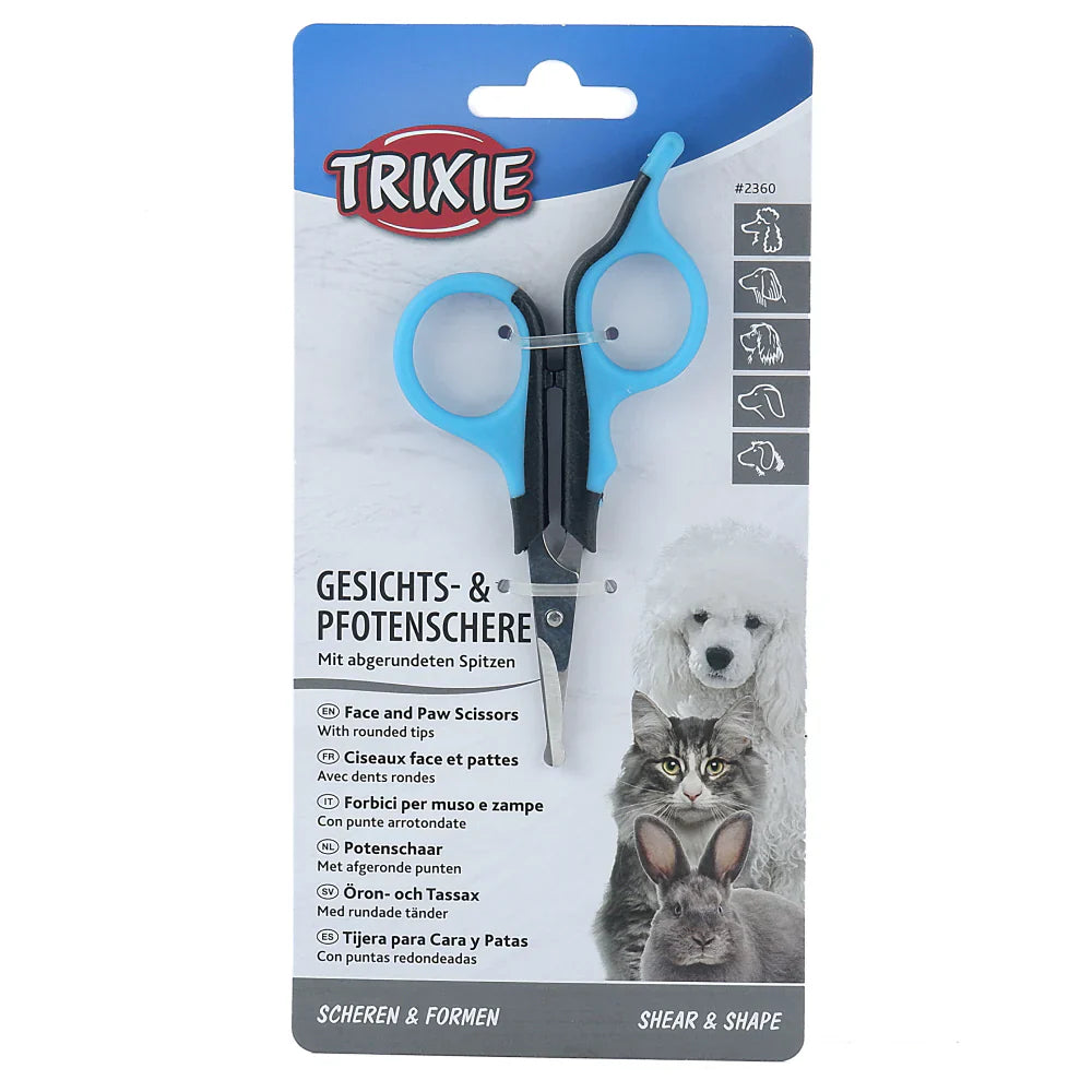 Trixie Face and Paw Scissors 9 cm - Valuepet.ie