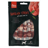 Pets Unlimited Shaslick Sticks Beef 100g