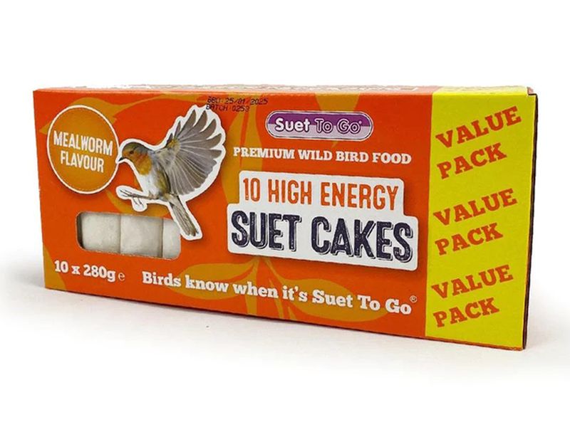 MEALWORM SUET CAKE 10PK - Valuepet.ie