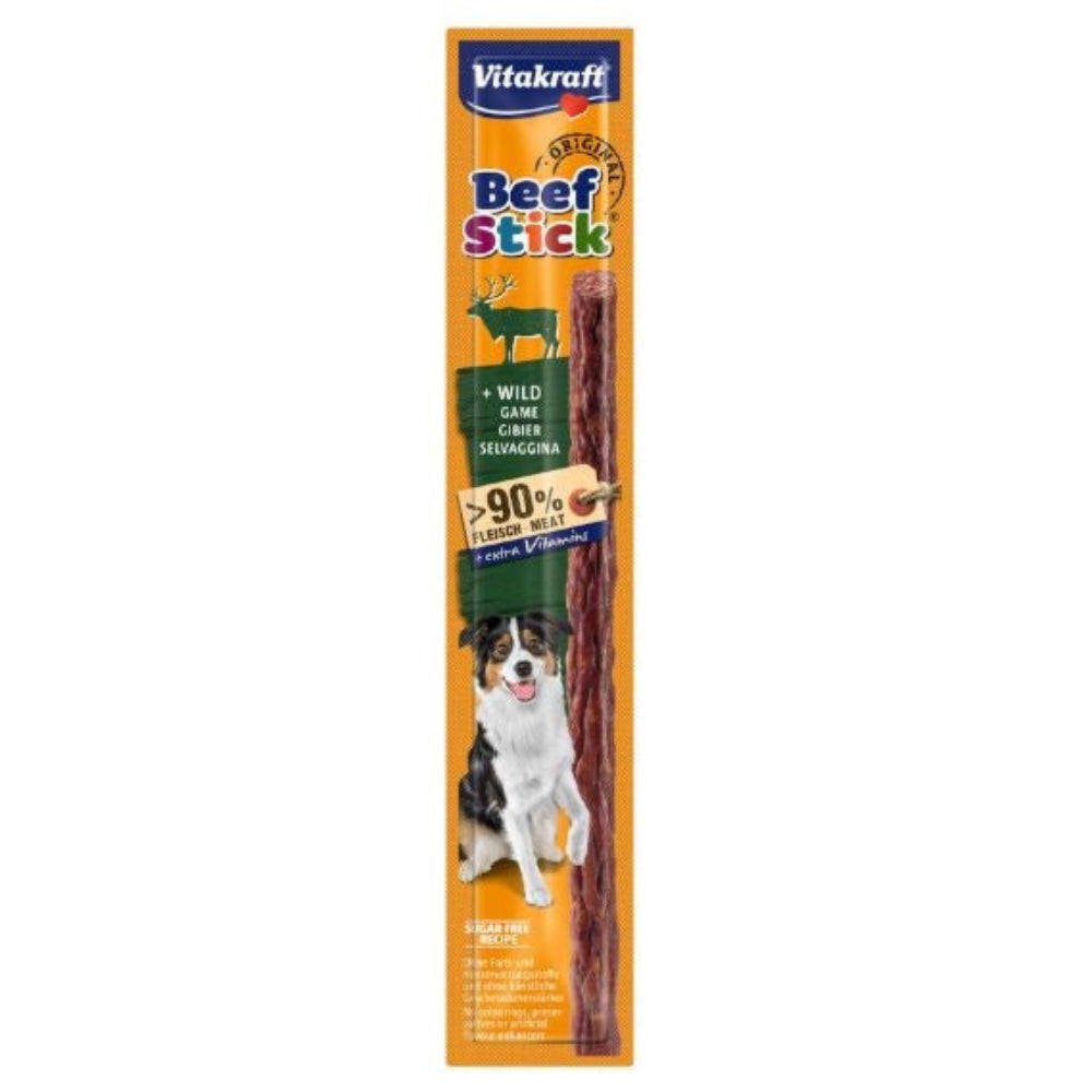 Vitakraft Dog Beef Stick With Game - Valuepet.ie