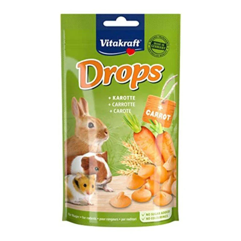 Vitakraft Small Animal Carrot Drops - Valuepet.ie