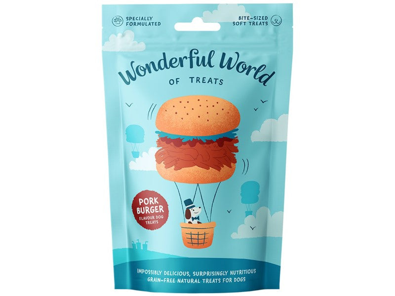 Wonderful World of Treats - Grain Free Burger Treats 50g - Valuepet.ie