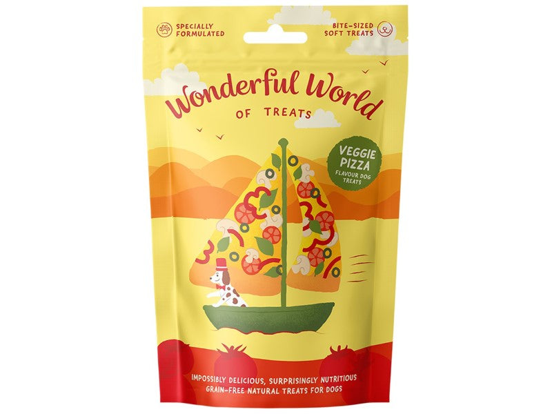 Wonderful World of Treats - Grain Free Pizza Treats 50g - Valuepet.ie