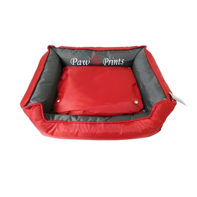 Waterproof Dog Bed Kool Lounger – Red - Valuepet.ie