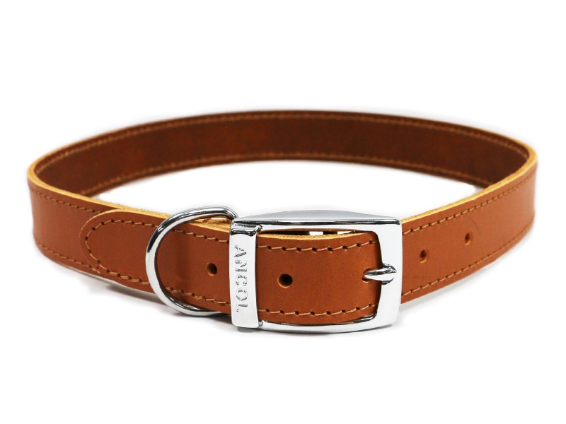 ancol s5 sewn lined collars tan 20