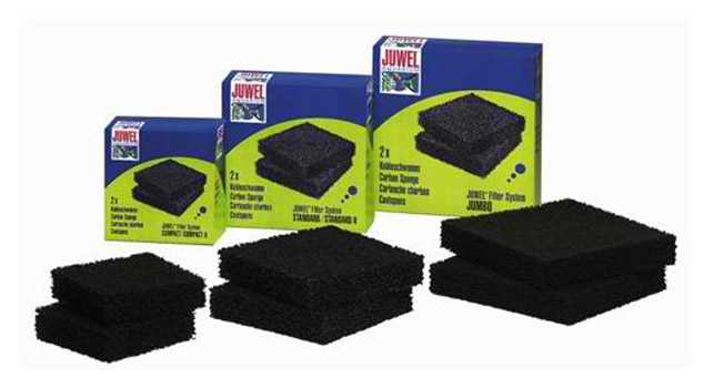 JUWEL CARBON SPONGE COMPACT 2PK