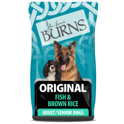 burns fish and brown rice