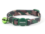 Camoflage Cat Collar Green (Size 3)