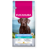 Eukanuba Weight Control Adult Large Breed Dry Dog Food Rich in Chicken 12kg