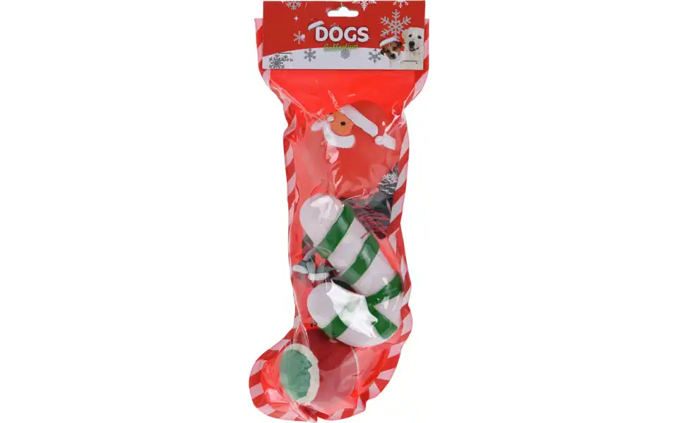 DOG TOY XMAS SET 4PCS