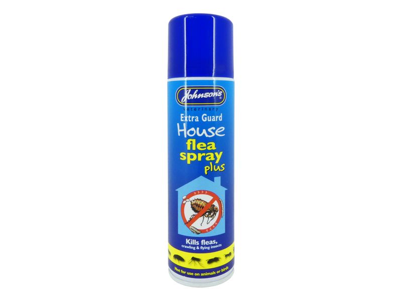 johnsons extra guard house flea spray 250ml