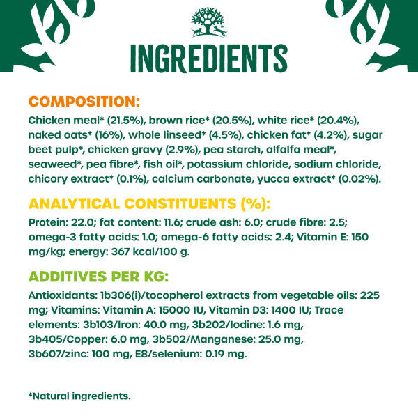 James Wellbeloved Adult Chicken & Rice 2kg - PetWorld