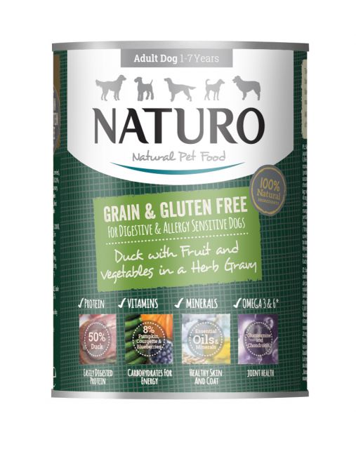 Adult Dog Grain & Gluten Free Duck in a Herb Gravy 390g