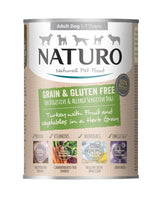Naturo Dog Grain & Gluten Free Turkey in a Herb Gravy 390g