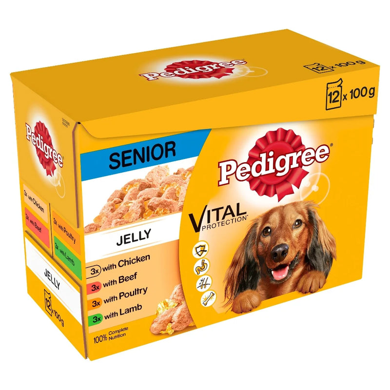Pedigree senior jelly pouches