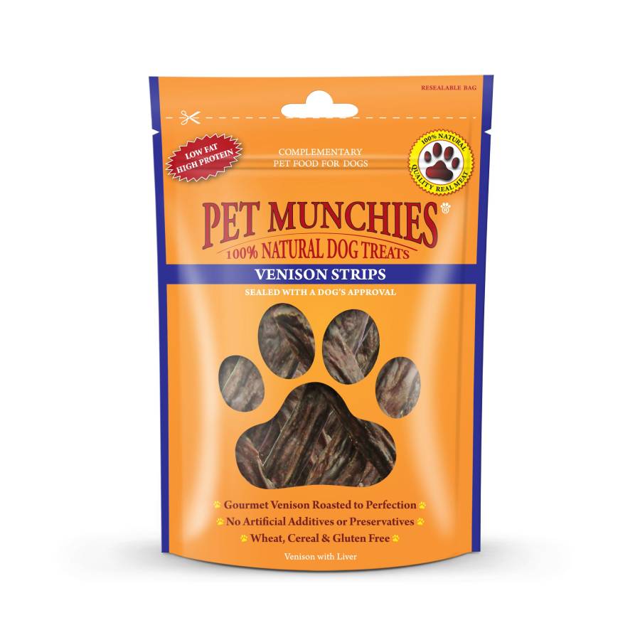pet munchies venison strips