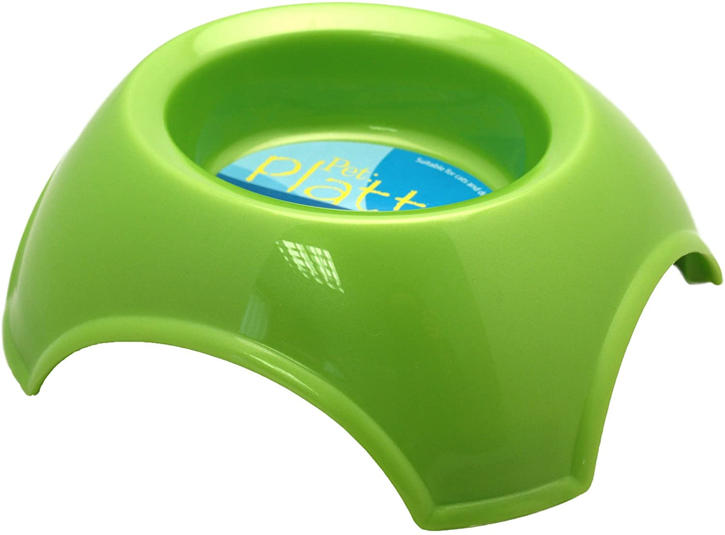 pet platter plastic feeding bowl