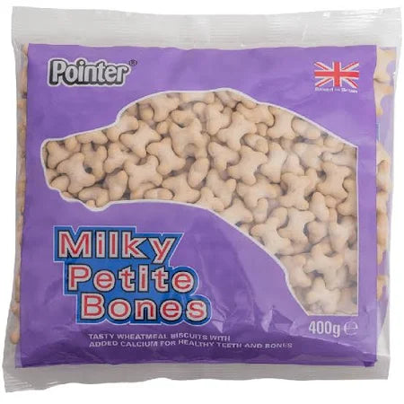 Pointer Milky Petite Bones 400g - Valuepet.ie