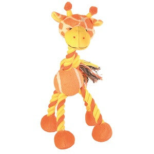 Assorted Rope Toy with Tennis Ball 28cm - Valuepet.ie