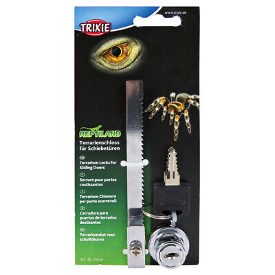 Trixie Terrarium Lock For Sliding Doors With Keys - Valuepet.ie