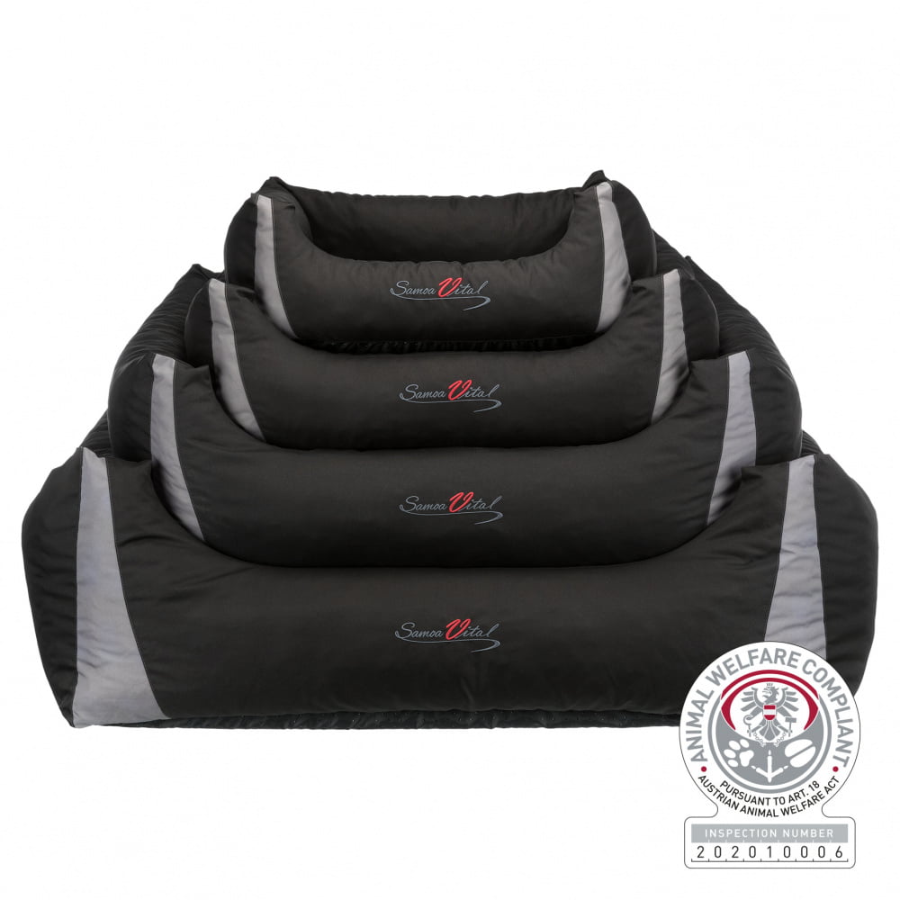 samoa vital black dog bed