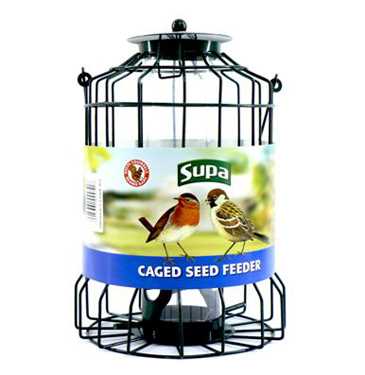 SUPA WILD BIRD CAGED SEED FEEDERS