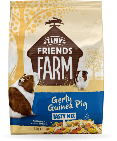 Tiny Friends Farm Gerty Guinea Pig Tasty Mix, front of bag
